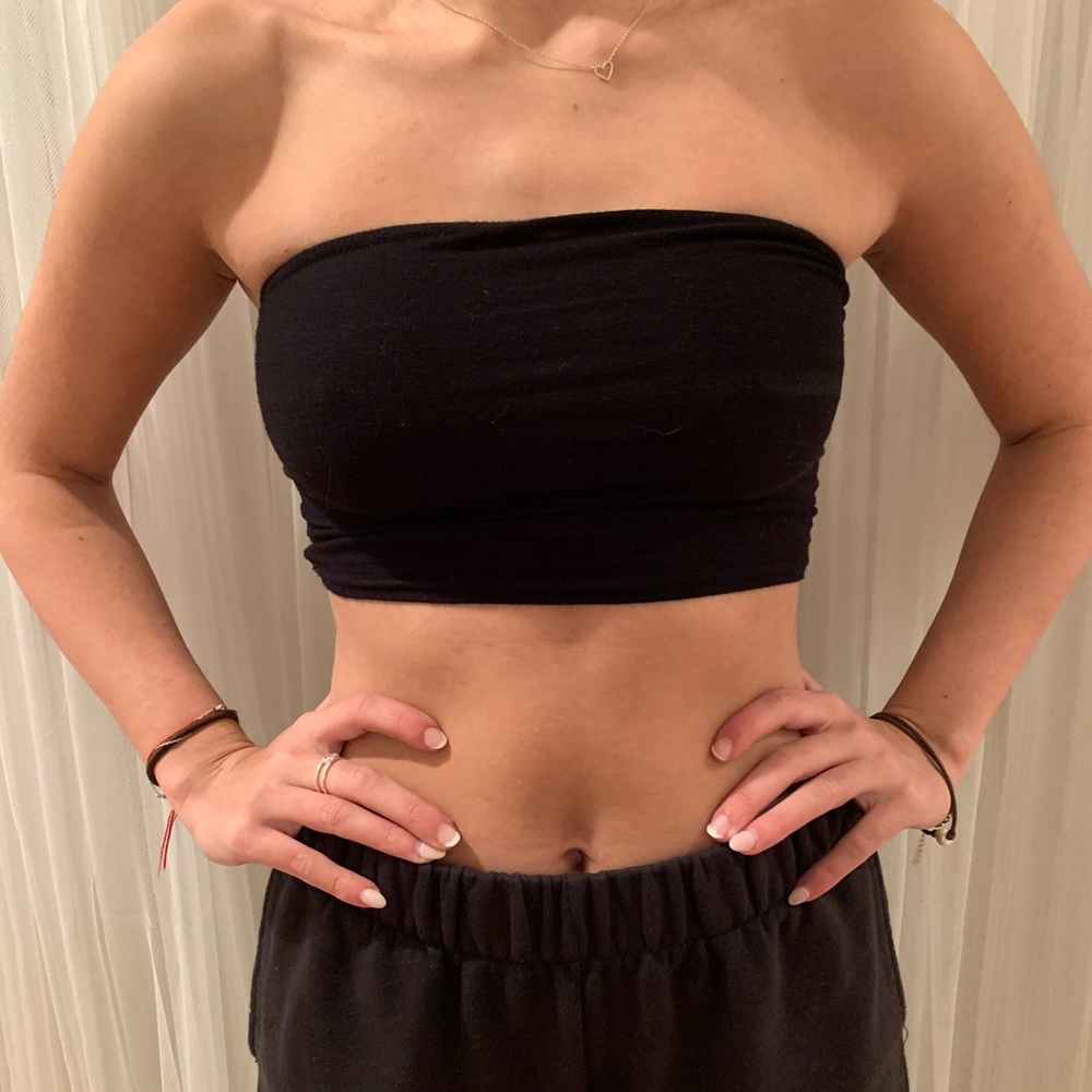 black tube top